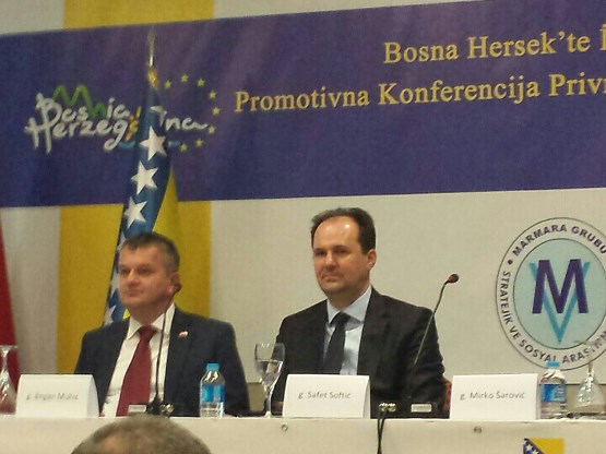 Zamjenik predsjedavajućeg Doma naroda Safet Softić učestvovao u Istanbulu na Promotivnoj konferenciji privrednih i investicionih potencijala BiH 
